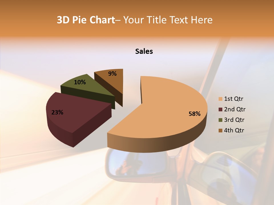 Speedy Speedlight Blue PowerPoint Template