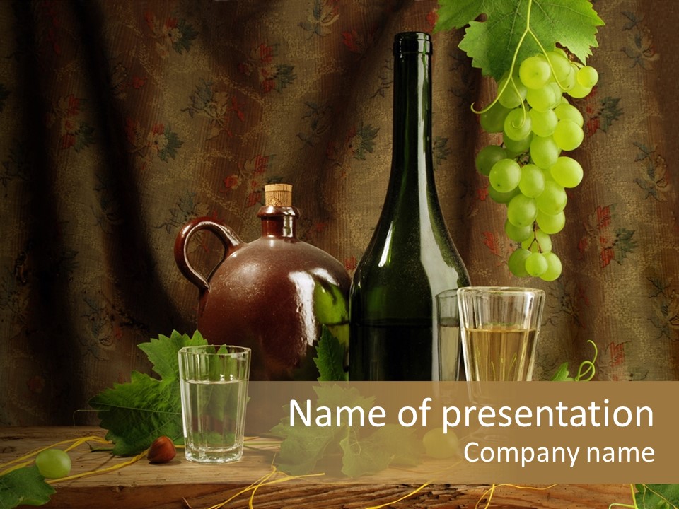 Vine Still Plant PowerPoint Template