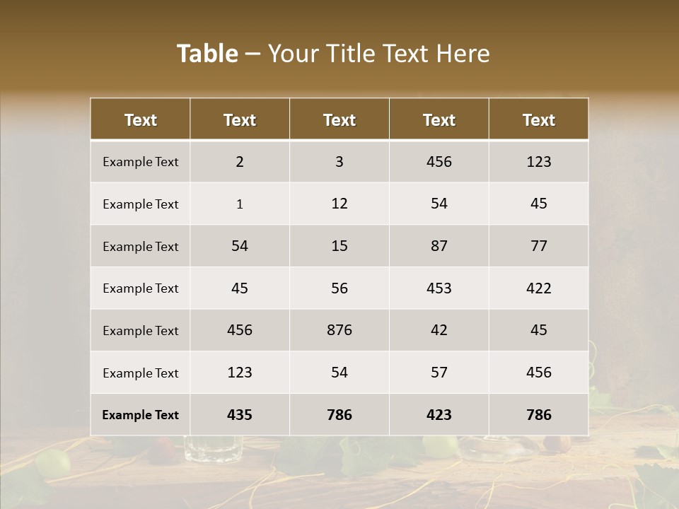Vine Still Plant PowerPoint Template