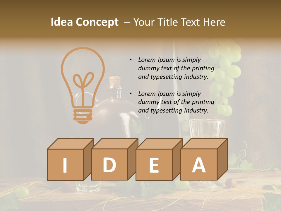 Vine Still Plant PowerPoint Template