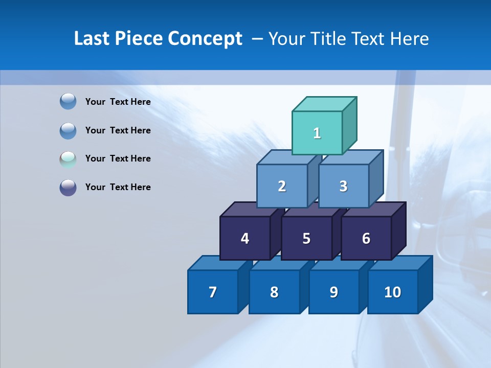 Zoom Blurred Rapid PowerPoint Template