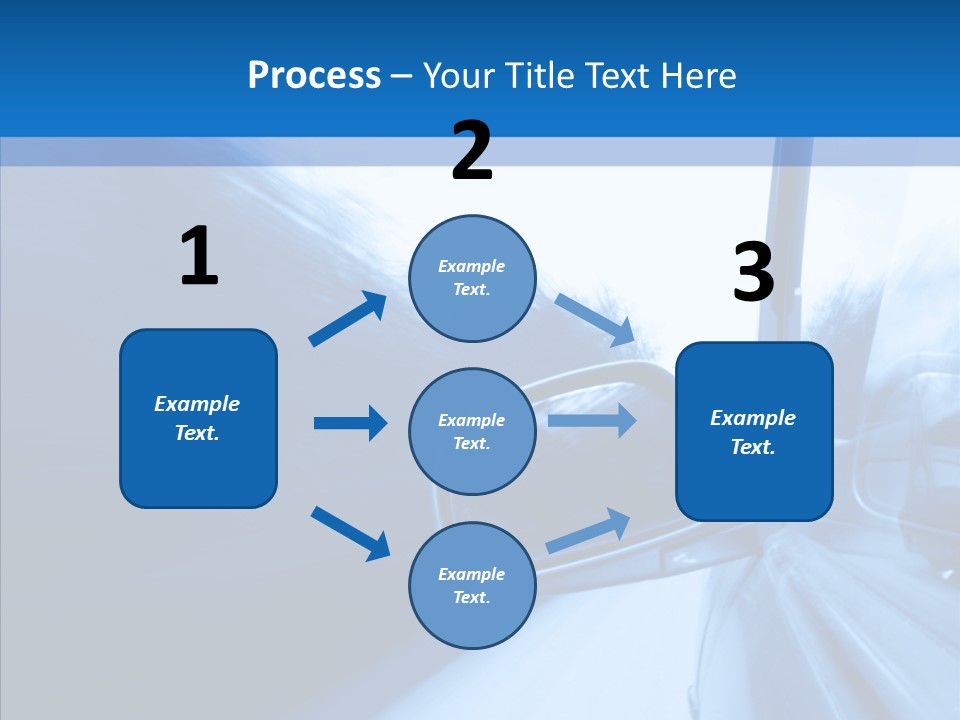 Zoom Blurred Rapid PowerPoint Template