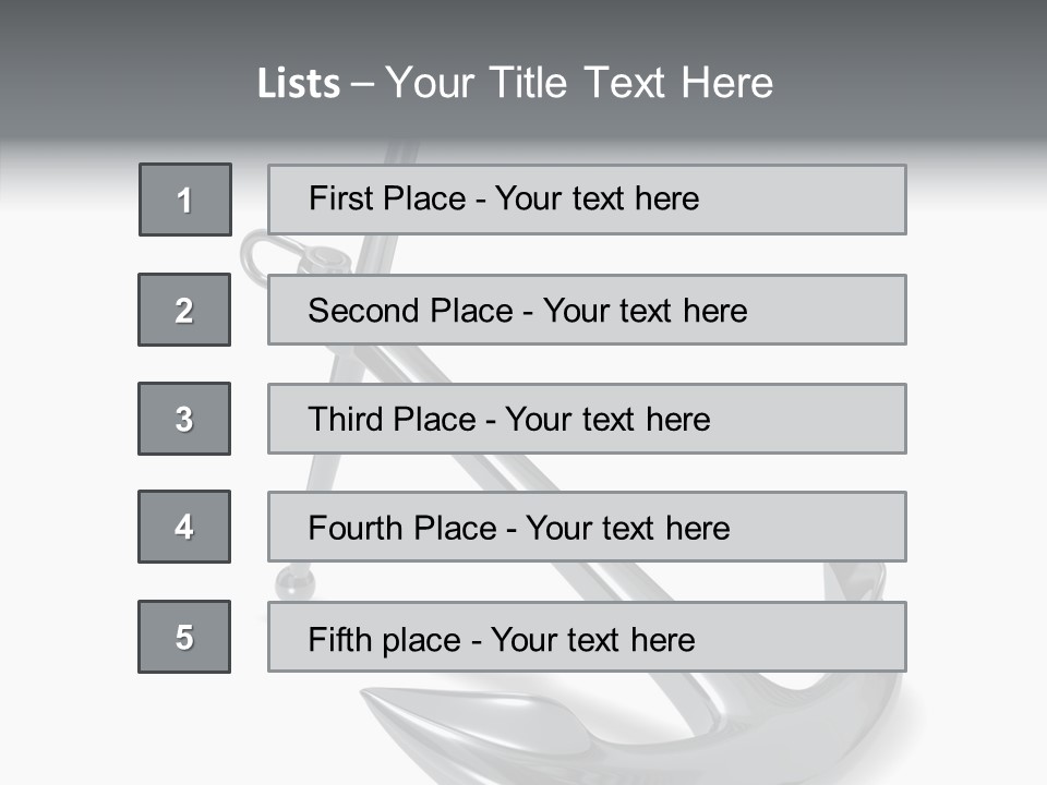 Secure Boating Marina PowerPoint Template