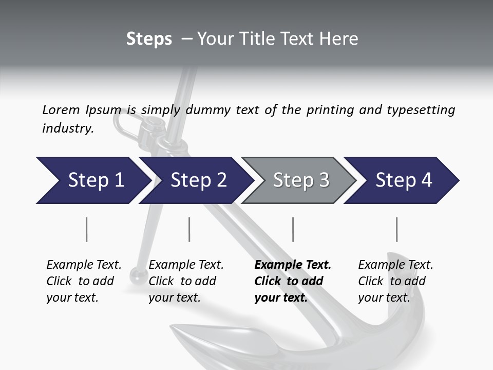 Secure Boating Marina PowerPoint Template