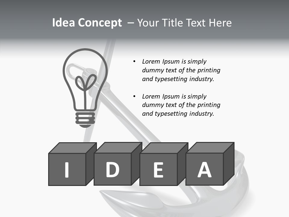 Secure Boating Marina PowerPoint Template