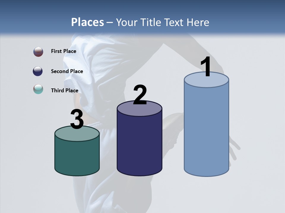 Exercise B Boy Acrobat PowerPoint Template