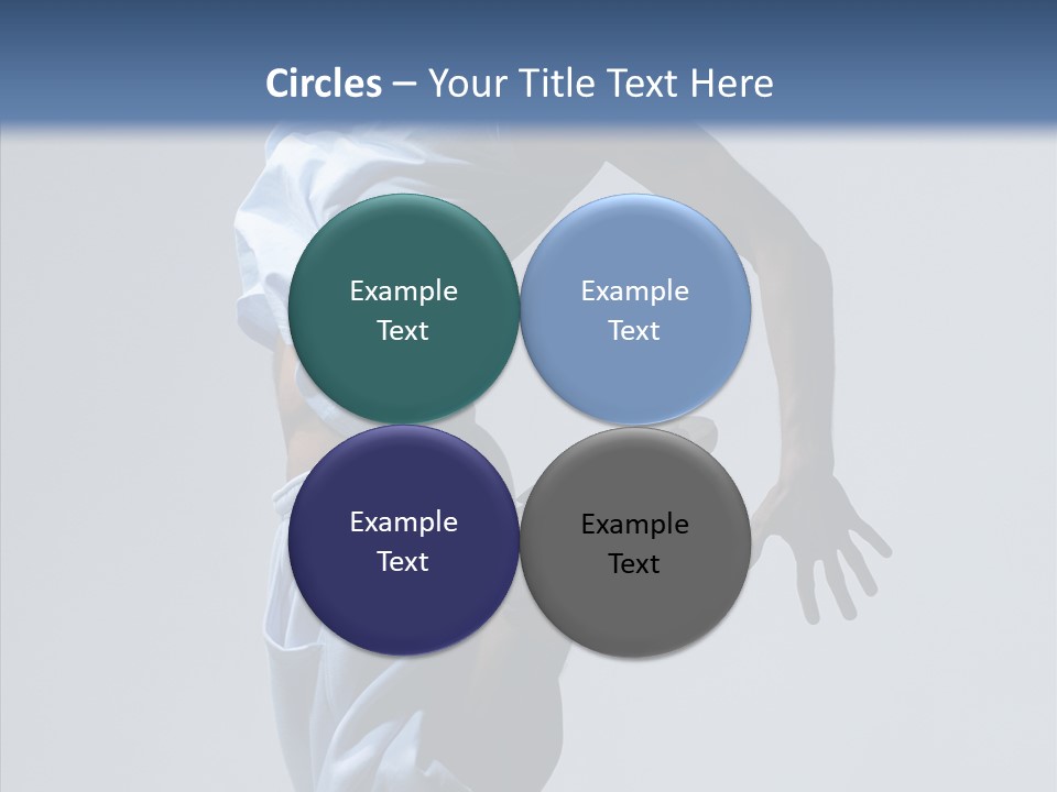 Exercise B Boy Acrobat PowerPoint Template