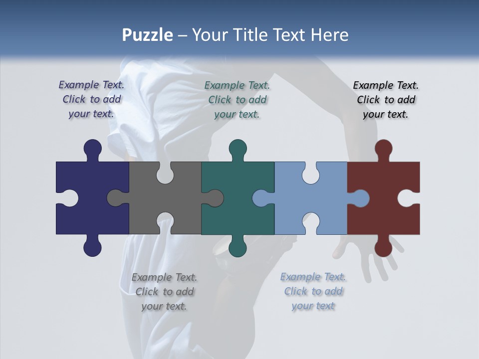 Exercise B Boy Acrobat PowerPoint Template