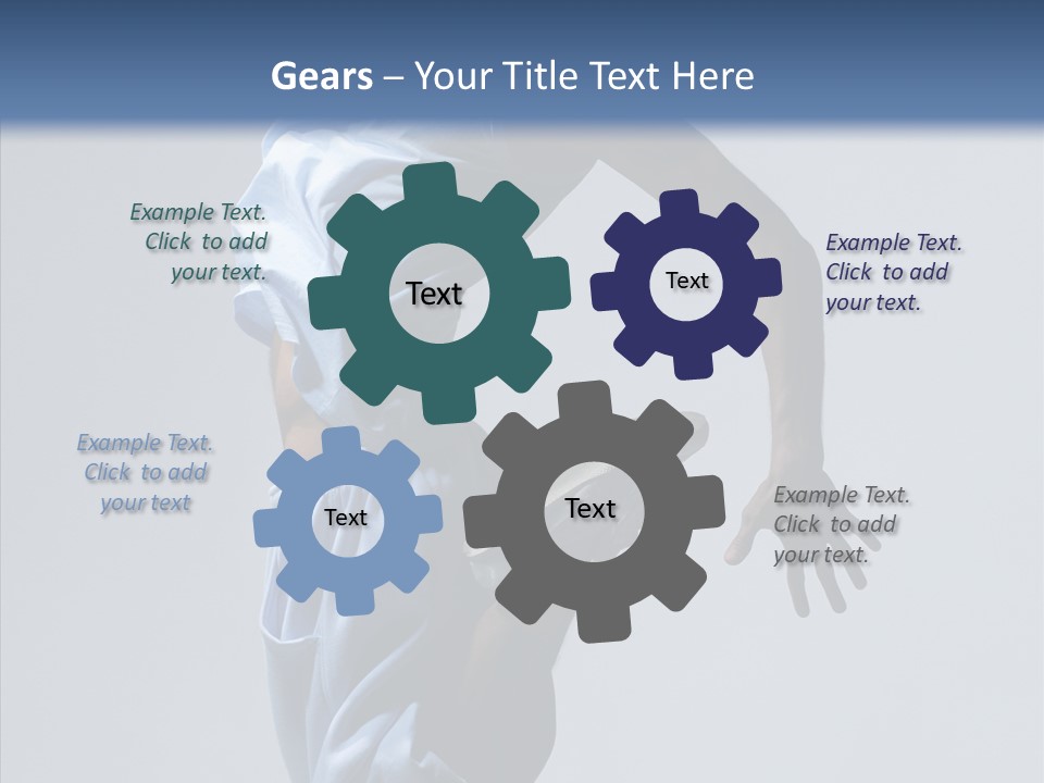 Exercise B Boy Acrobat PowerPoint Template