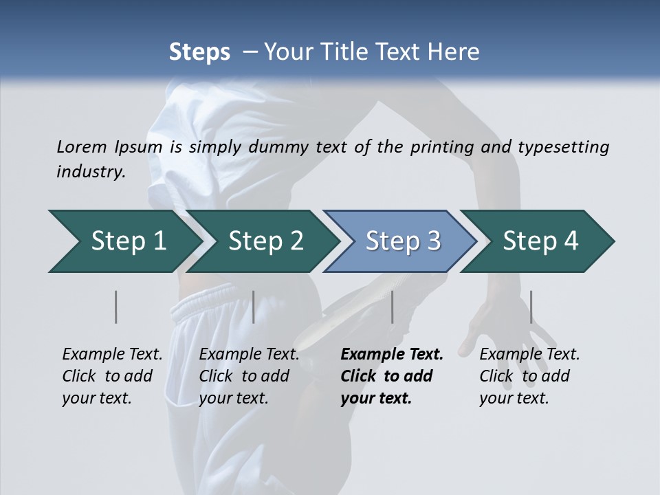 Exercise B Boy Acrobat PowerPoint Template