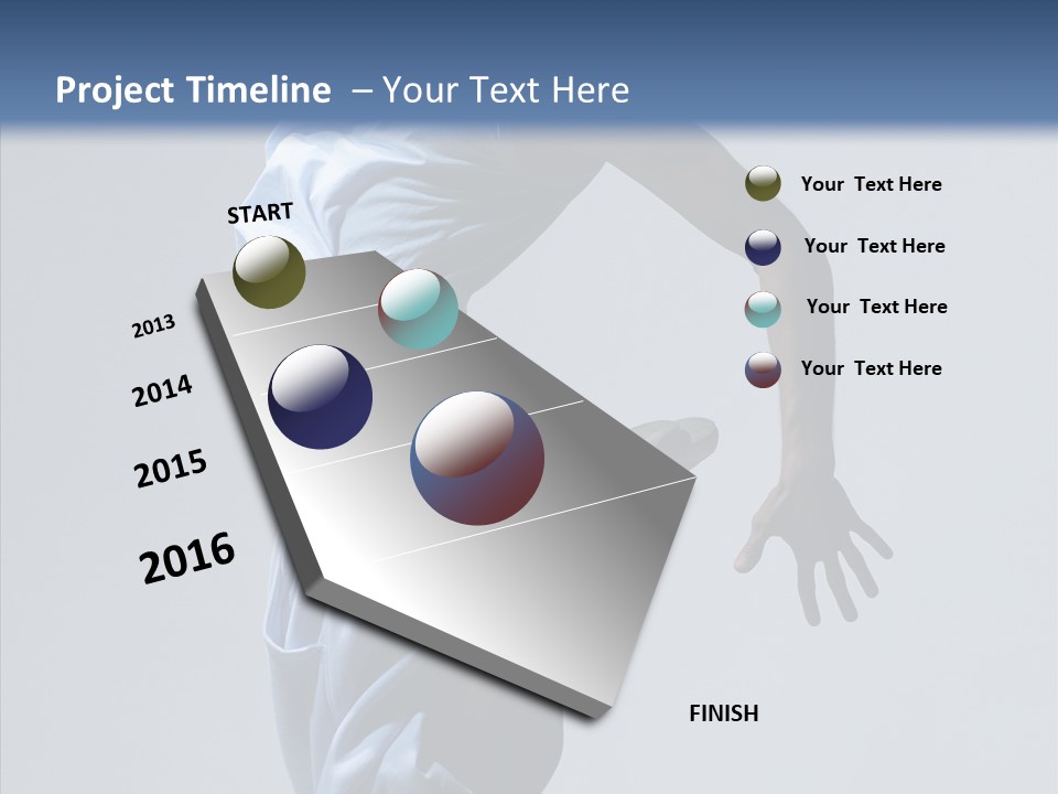 Exercise B Boy Acrobat PowerPoint Template