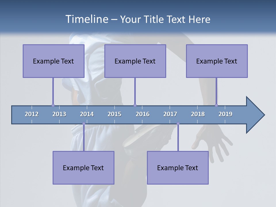 Exercise B Boy Acrobat PowerPoint Template