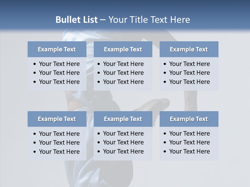 Exercise B Boy Acrobat PowerPoint Template