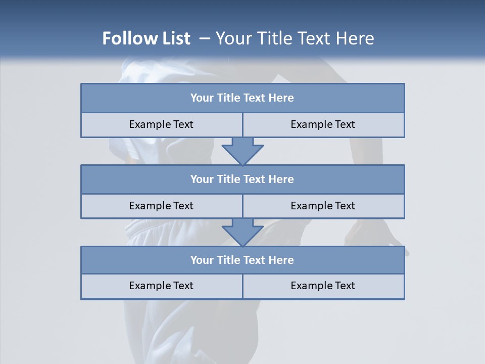 Exercise B Boy Acrobat PowerPoint Template