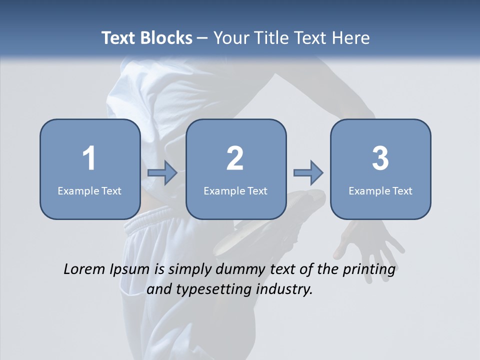 Exercise B Boy Acrobat PowerPoint Template