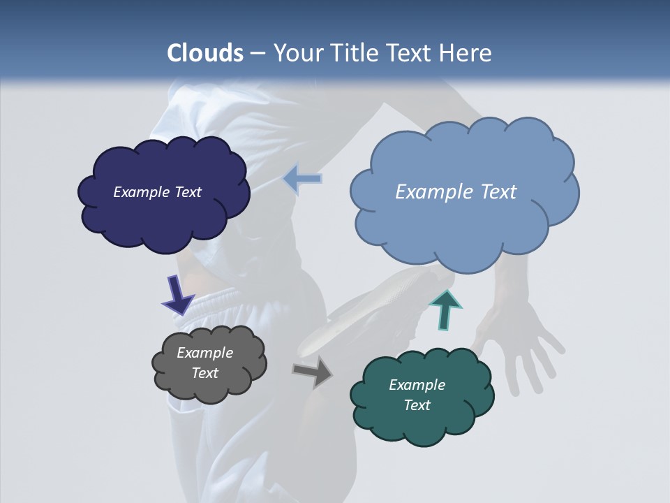 Exercise B Boy Acrobat PowerPoint Template