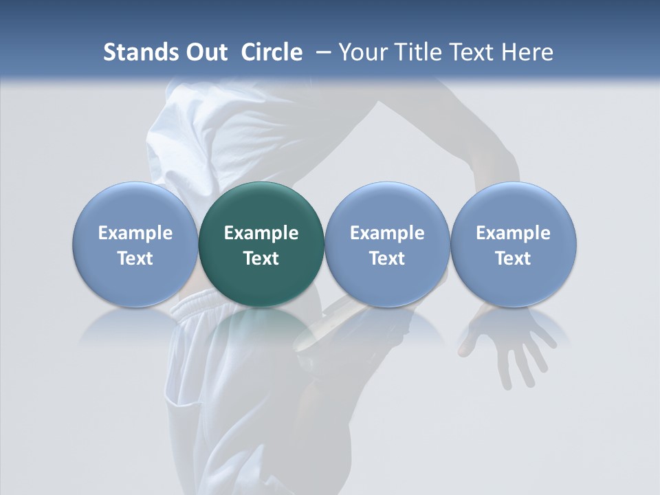 Exercise B Boy Acrobat PowerPoint Template