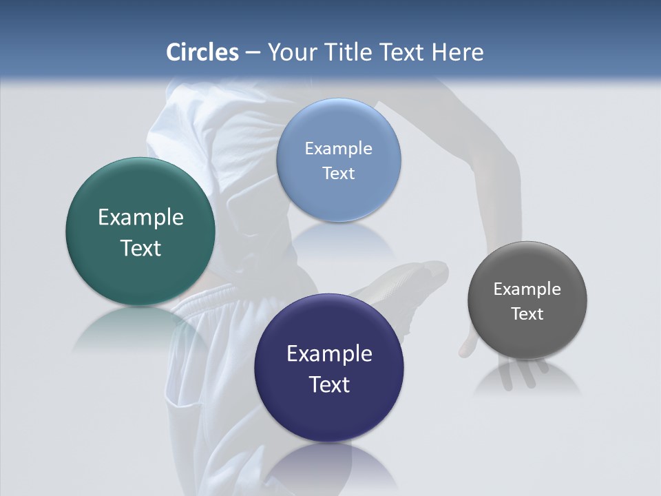 Exercise B Boy Acrobat PowerPoint Template