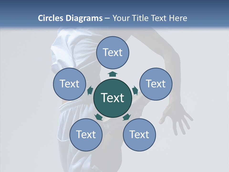 Exercise B Boy Acrobat PowerPoint Template