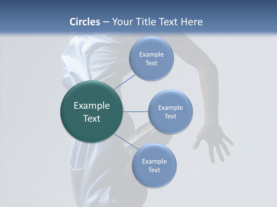 Exercise B Boy Acrobat PowerPoint Template