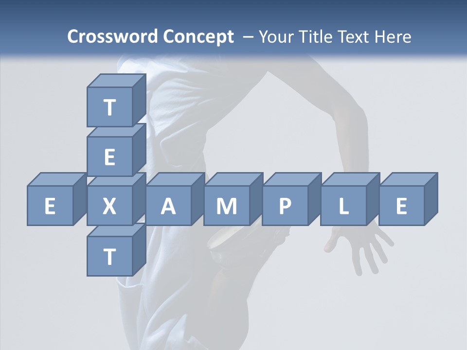Exercise B Boy Acrobat PowerPoint Template