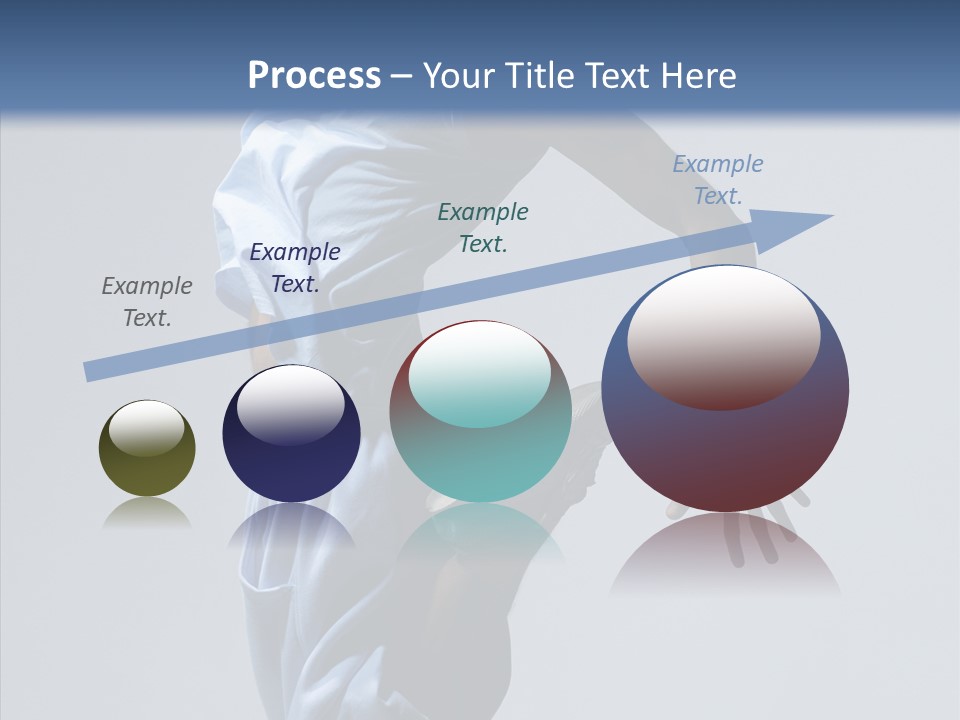 Exercise B Boy Acrobat PowerPoint Template