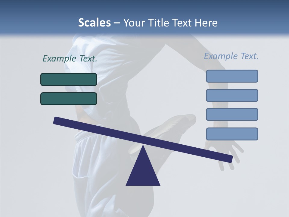 Exercise B Boy Acrobat PowerPoint Template
