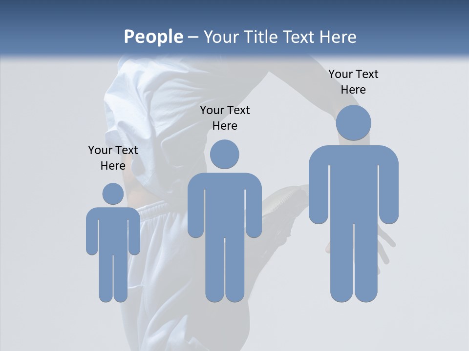 Exercise B Boy Acrobat PowerPoint Template