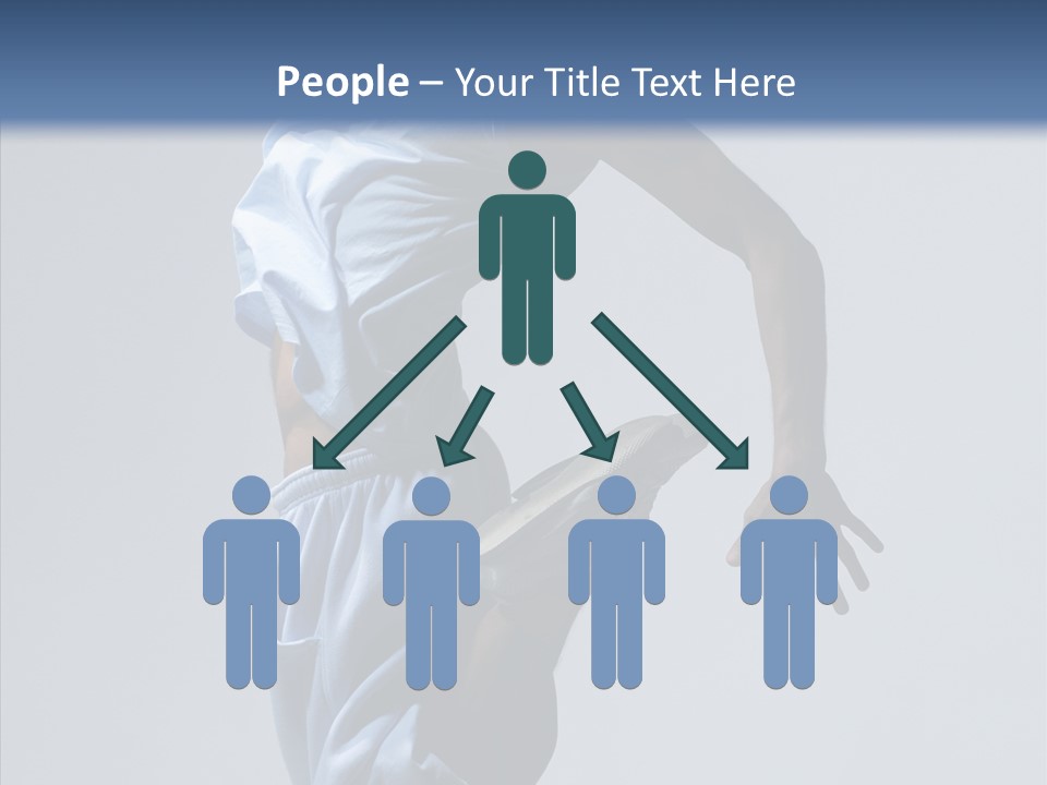 Exercise B Boy Acrobat PowerPoint Template