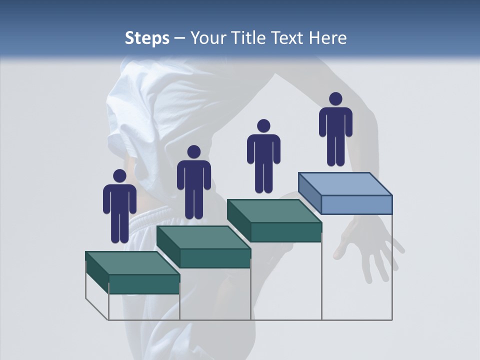 Exercise B Boy Acrobat PowerPoint Template