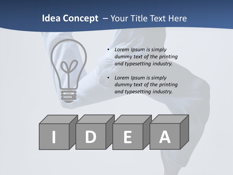 Nightlife Style Performer PowerPoint Template