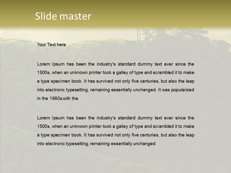 Morning Hill Inspiring PowerPoint Template