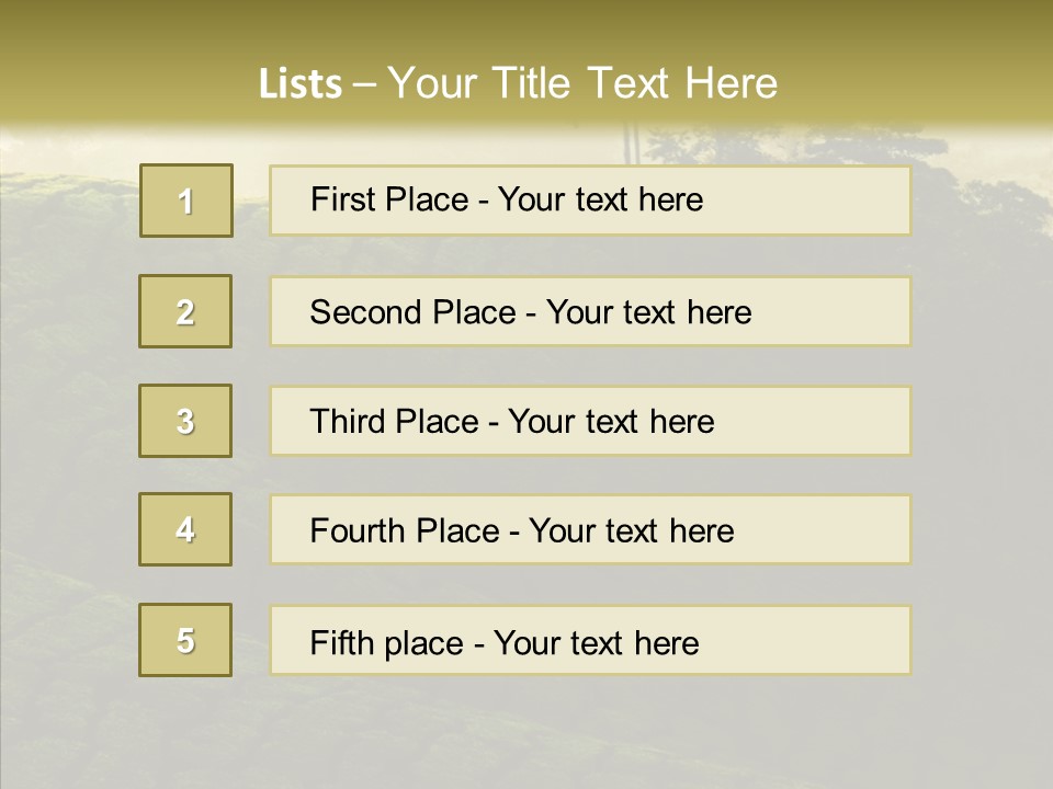 Morning Hill Inspiring PowerPoint Template