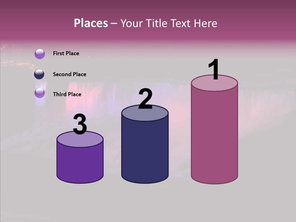 Niagara Wonder Landscape PowerPoint Template