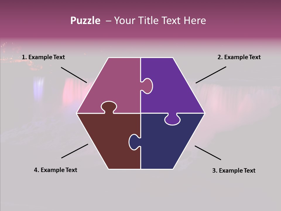 Niagara Wonder Landscape PowerPoint Template