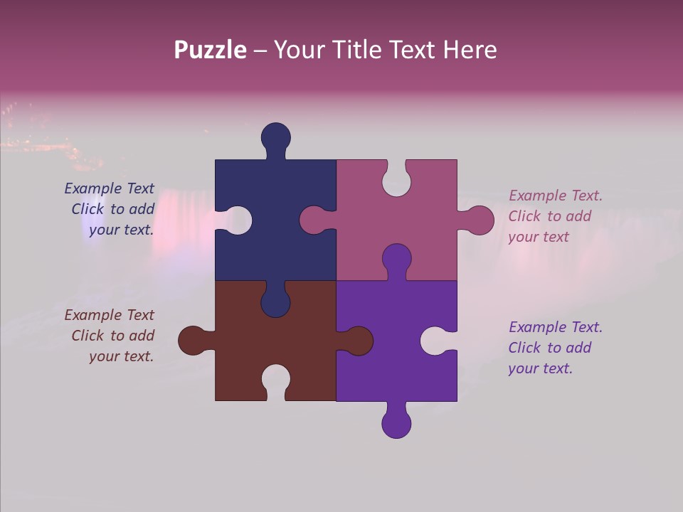 Niagara Wonder Landscape PowerPoint Template