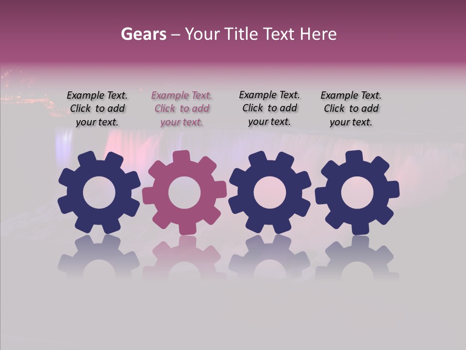 Niagara Wonder Landscape PowerPoint Template