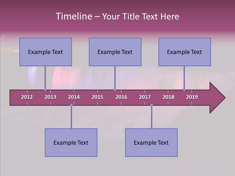 Niagara Wonder Landscape PowerPoint Template