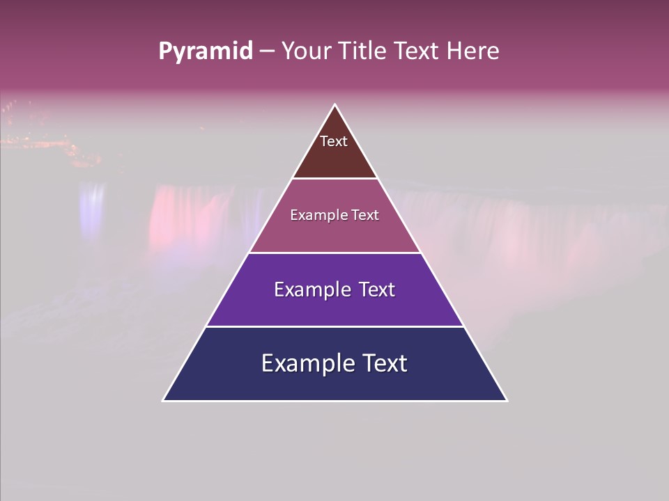 Niagara Wonder Landscape PowerPoint Template