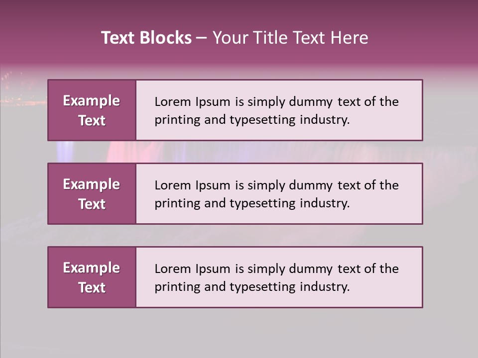 Niagara Wonder Landscape PowerPoint Template