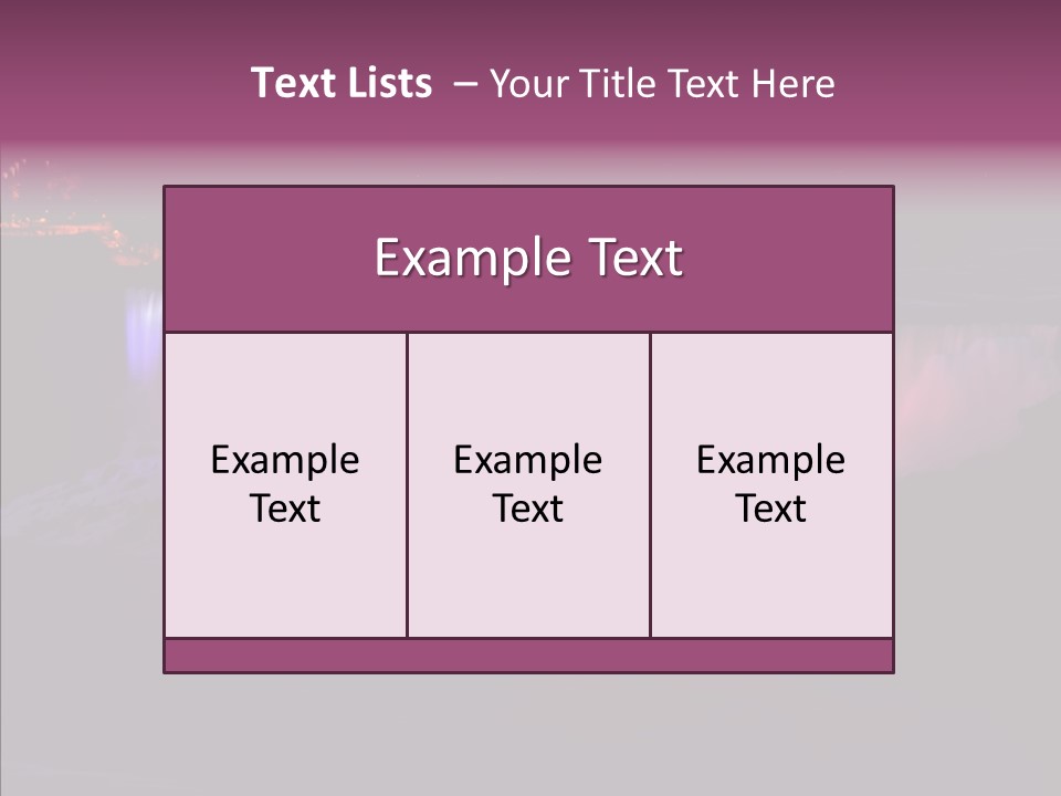 Niagara Wonder Landscape PowerPoint Template