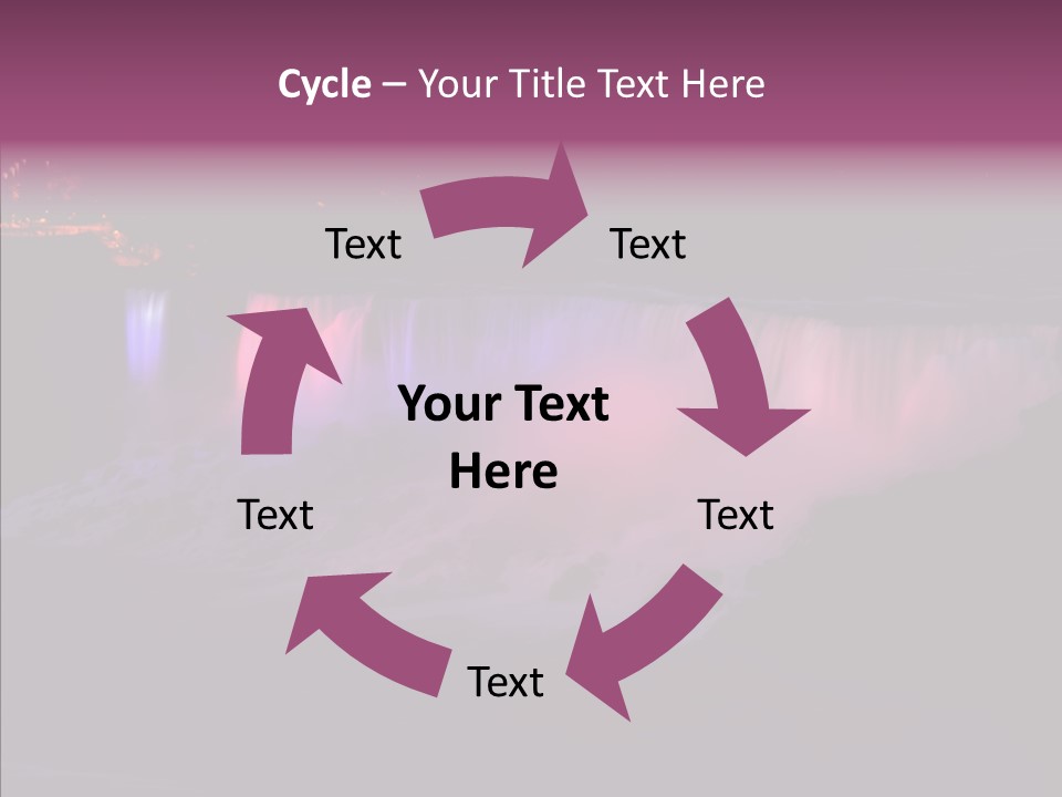 Niagara Wonder Landscape PowerPoint Template