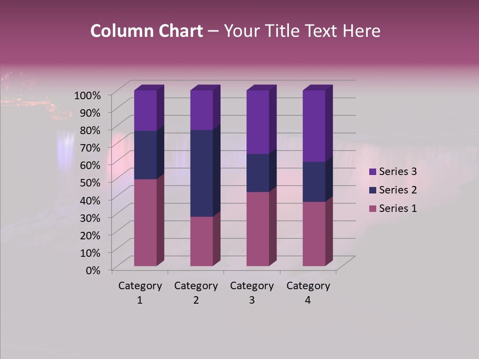 Niagara Wonder Landscape PowerPoint Template
