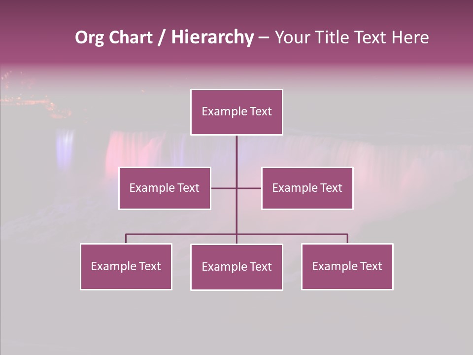 Niagara Wonder Landscape PowerPoint Template