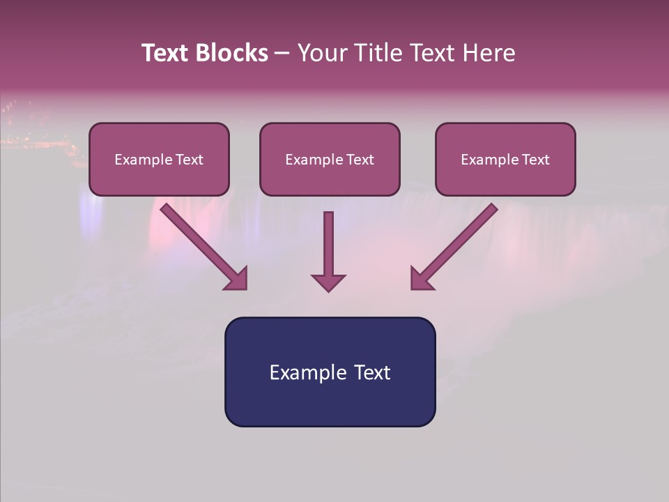 Niagara Wonder Landscape PowerPoint Template