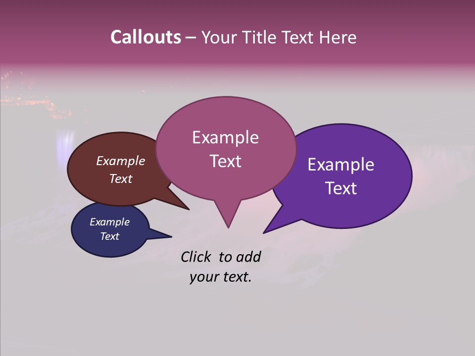 Niagara Wonder Landscape PowerPoint Template