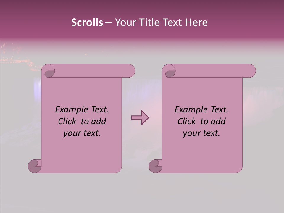 Niagara Wonder Landscape PowerPoint Template