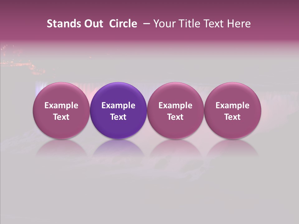 Niagara Wonder Landscape PowerPoint Template