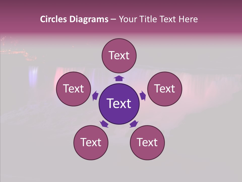 Niagara Wonder Landscape PowerPoint Template