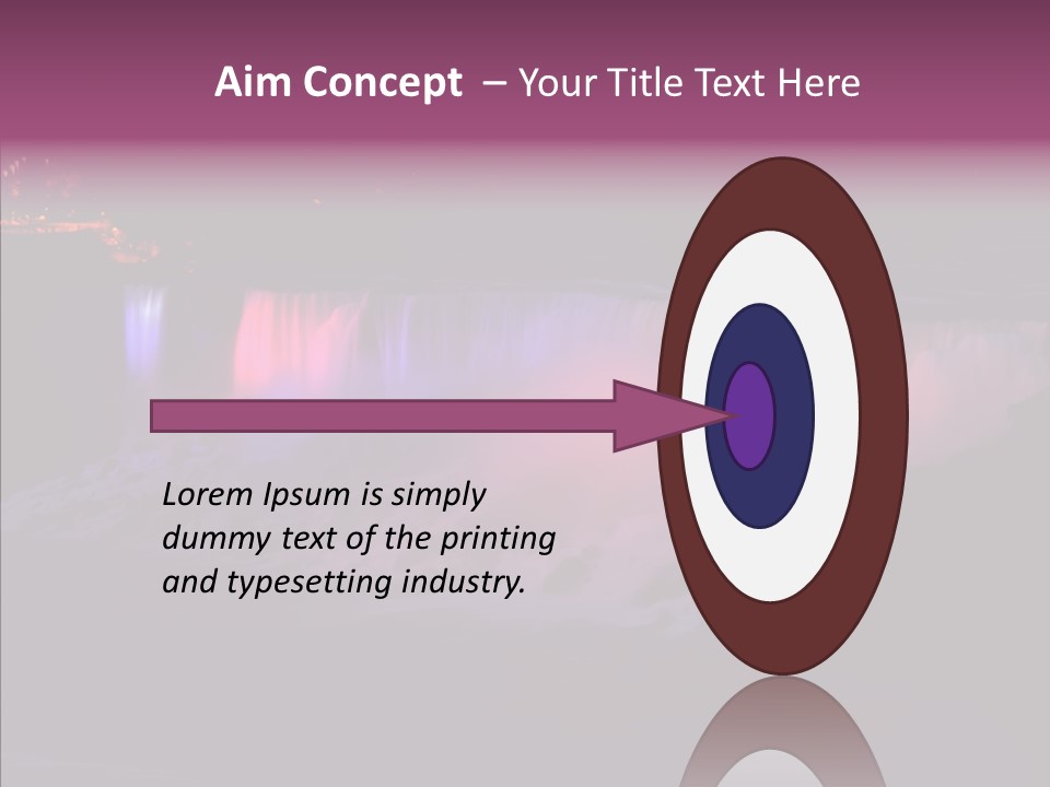 Niagara Wonder Landscape PowerPoint Template